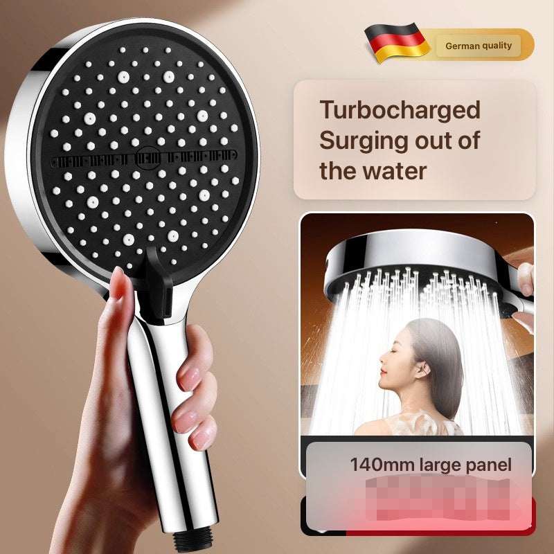 High pressure Silicone Rainfall Shower Head,7-Spray Mode