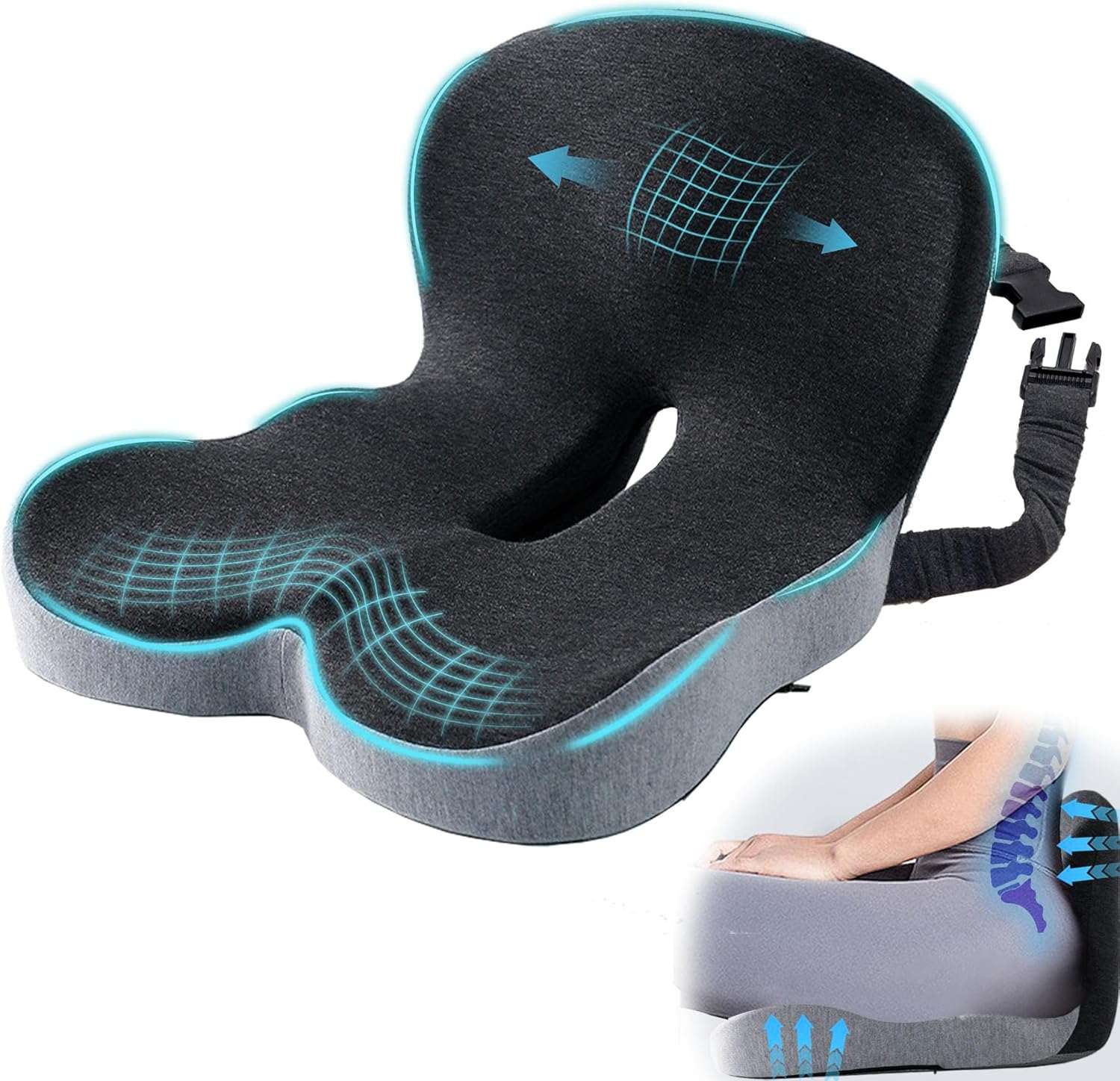 Trucker seat Cushions for Long Sitting