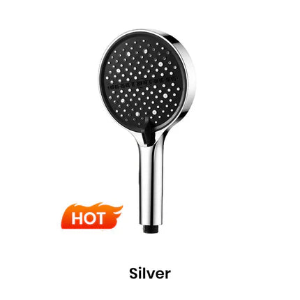 High pressure Silicone Rainfall Shower Head,7-Spray Mode