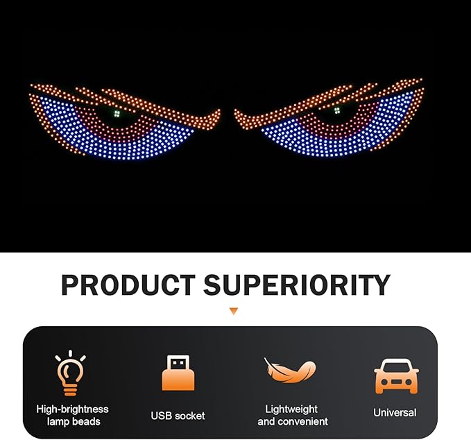 2PCS Devil Eyes Light for Cars