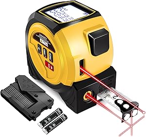 Laser Rangefinder Tape Measure 197ft