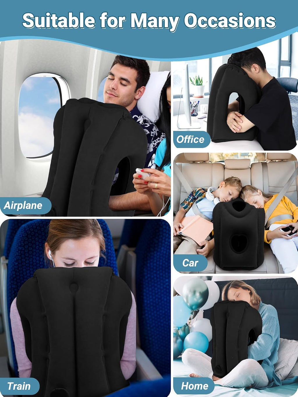 Inflatable Travel Pillow