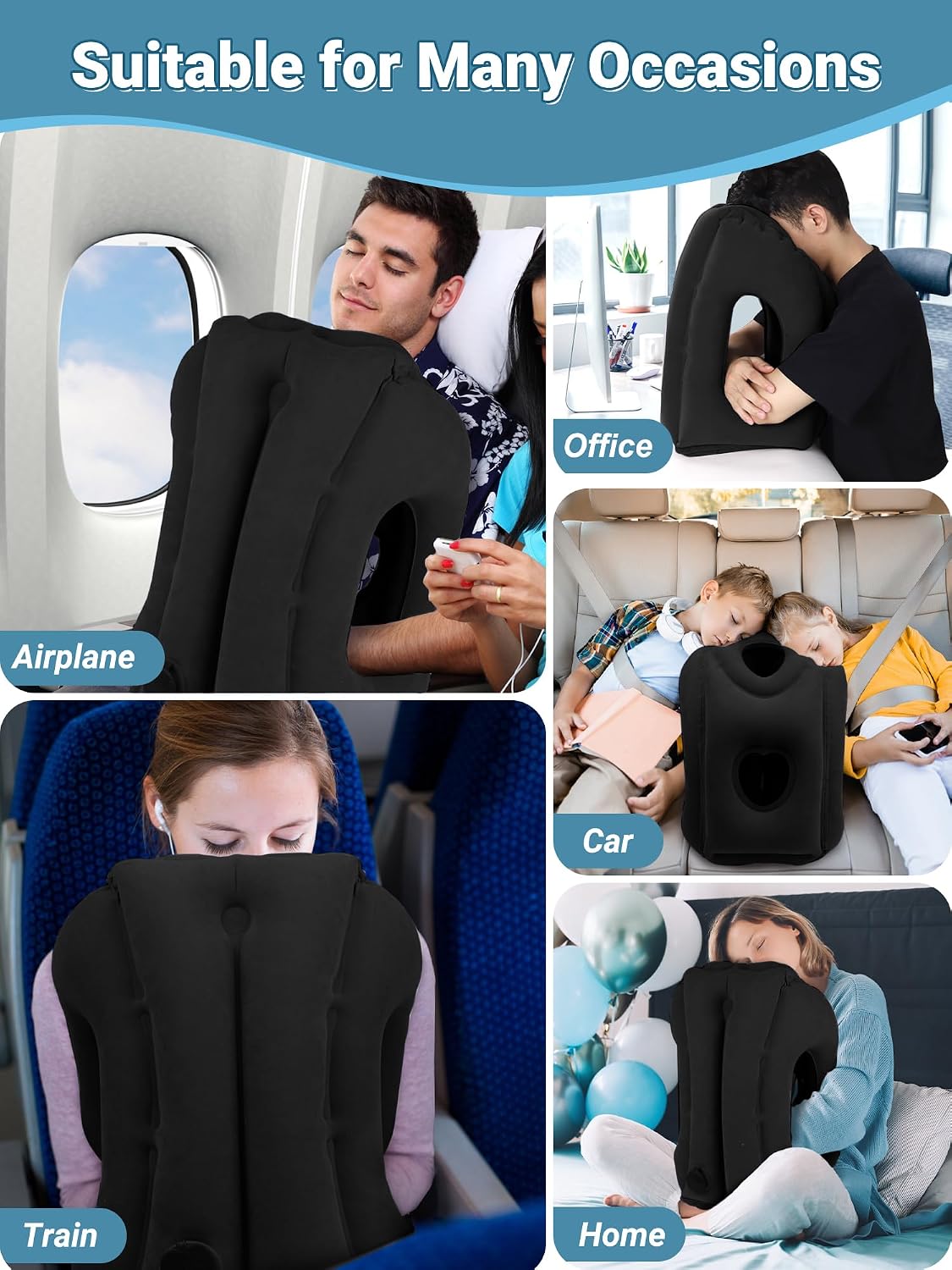 Inflatable Travel Pillow