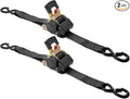 Retractable Ratchet Tie Down Straps（2pcs）