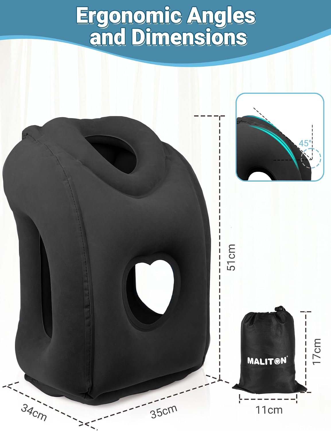 Inflatable Travel Pillow
