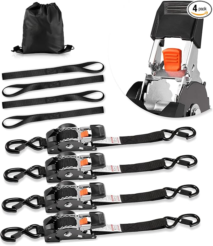 Retractable Ratchet Tie Down Straps