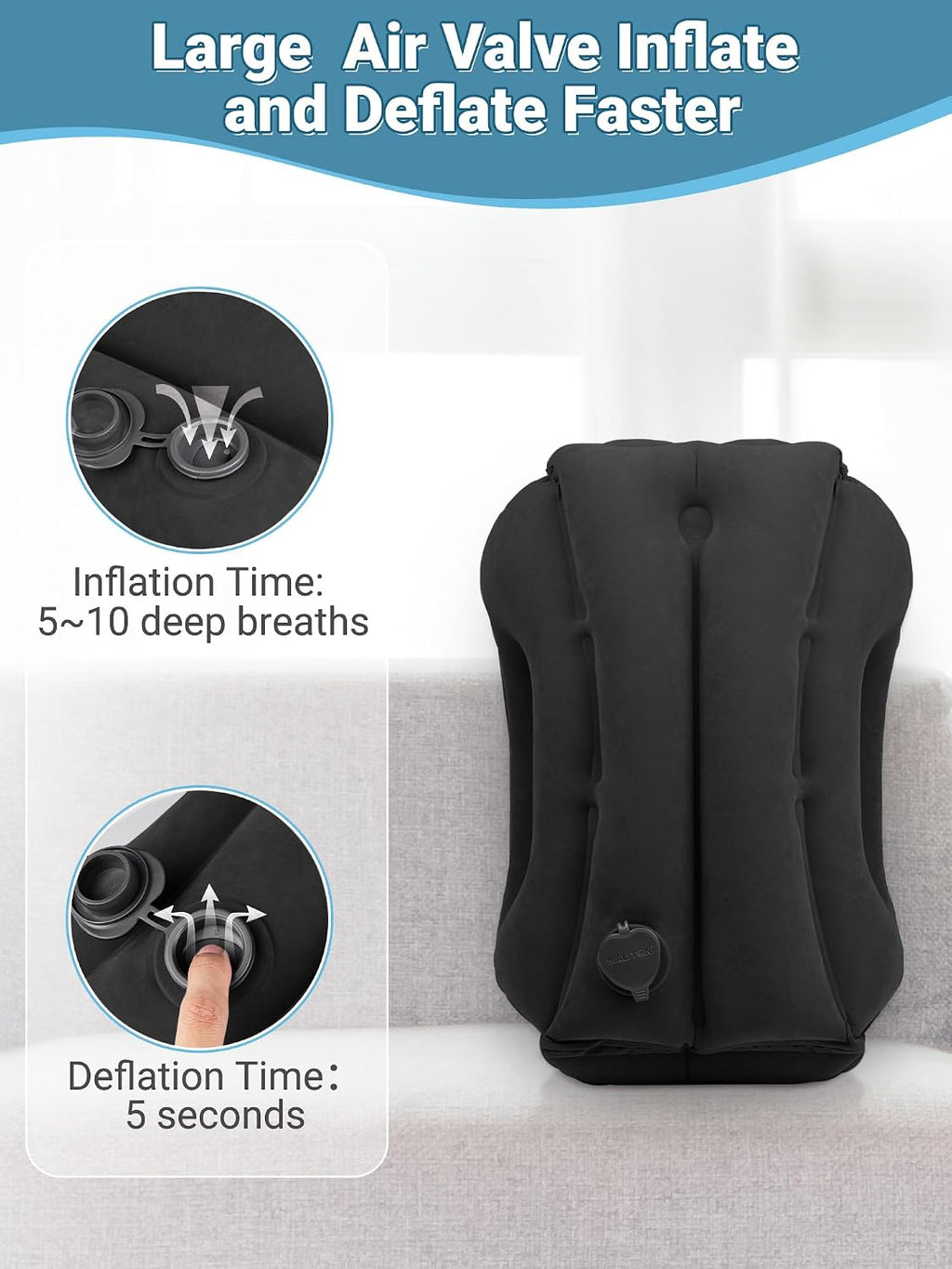 Inflatable Travel Pillow