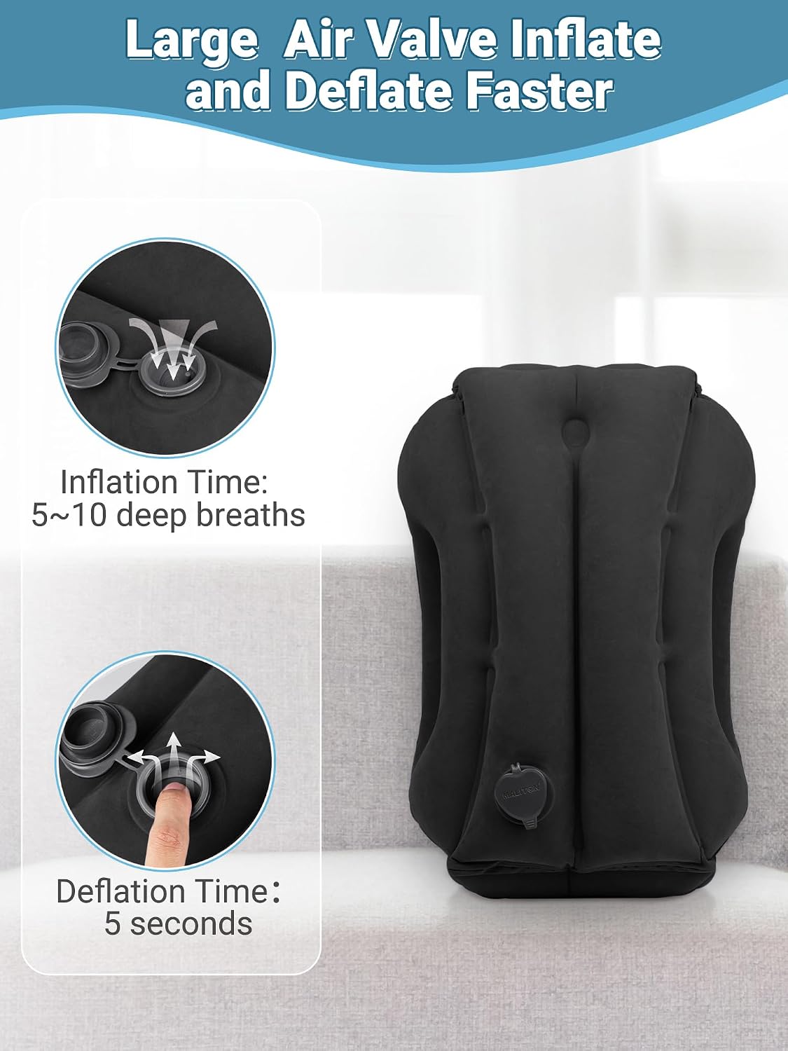 Inflatable Travel Pillow