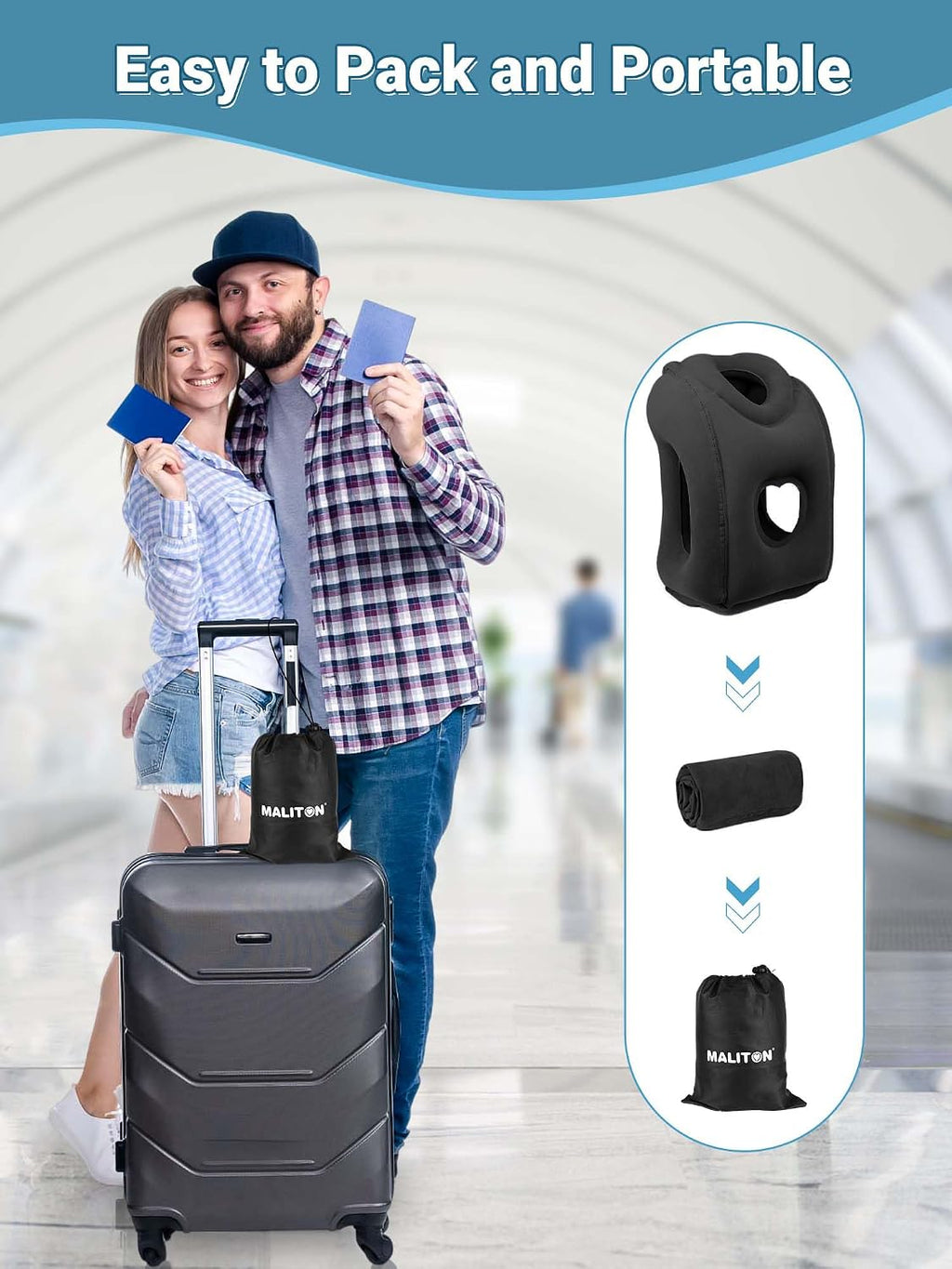 Inflatable Travel Pillow