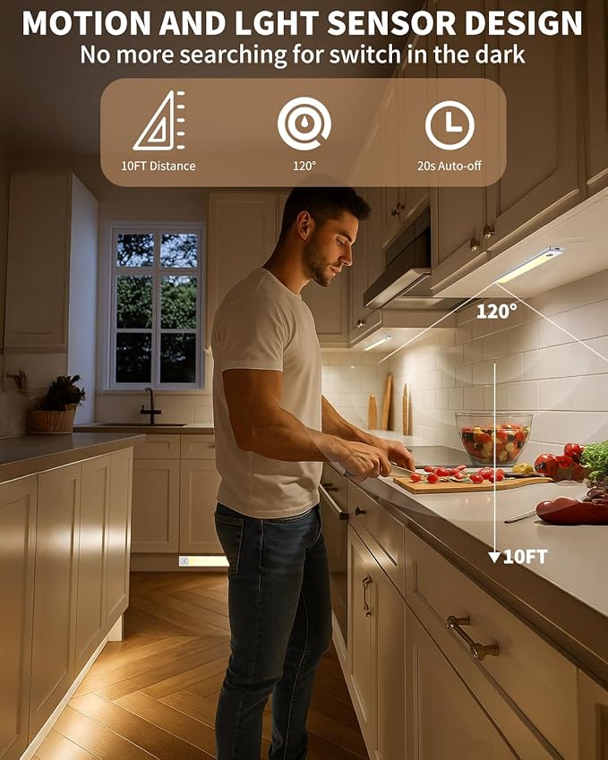 4pcs 8inchs  Sensor Light